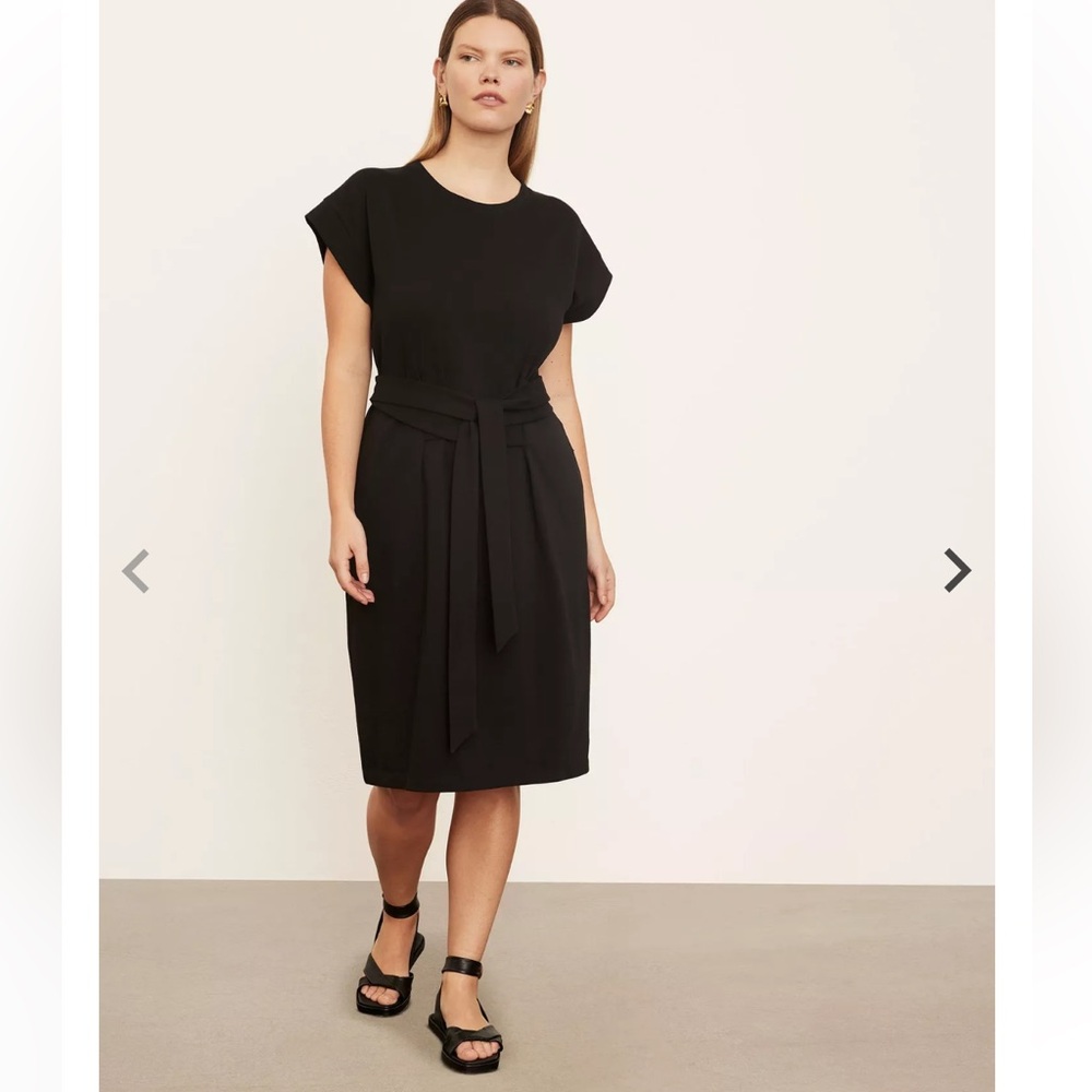 NWOT Vince Short Sleeve Tie-Waist Dress